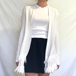 Lilly Pulitzer Cardigan Open Front White